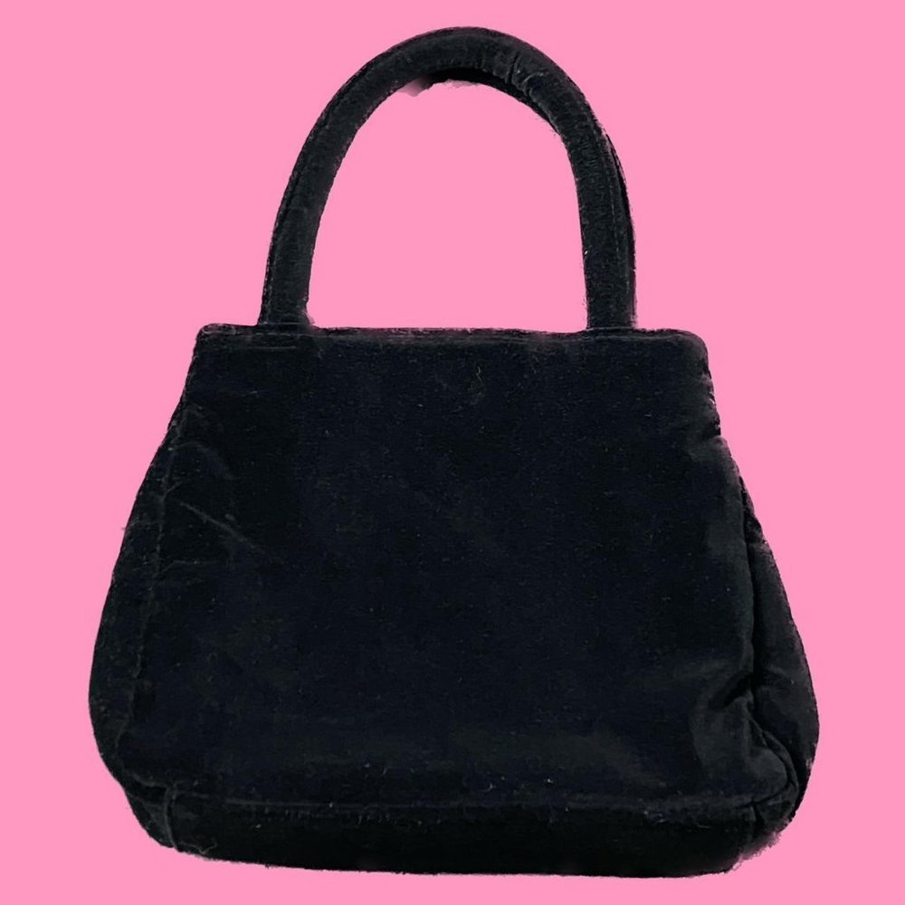 black mini purse, y2k/bratz inspired